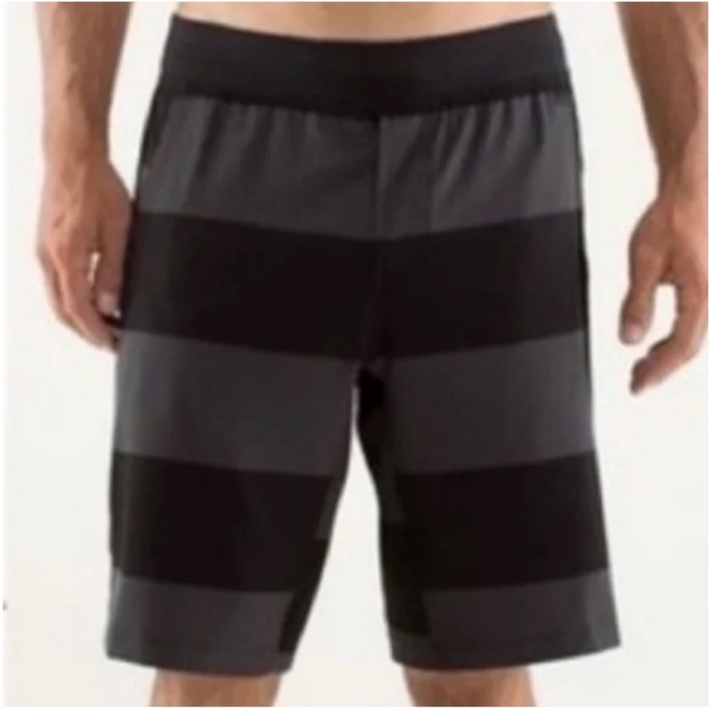 Lululemon T.H.E. Short Linerless 11" Grey Black Size XXL
